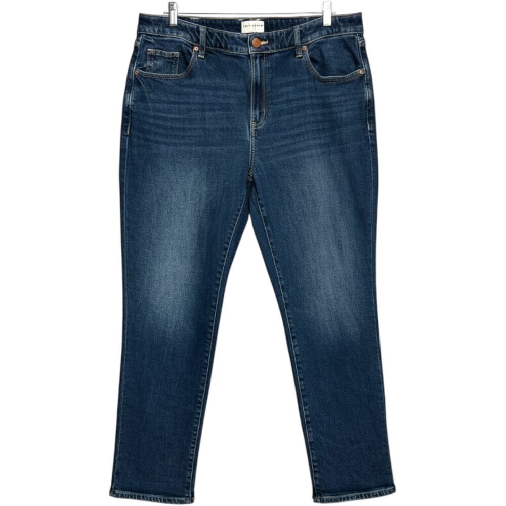 Lane Bryant Mid Rise Boyfriend Jeans Medium Wash 16